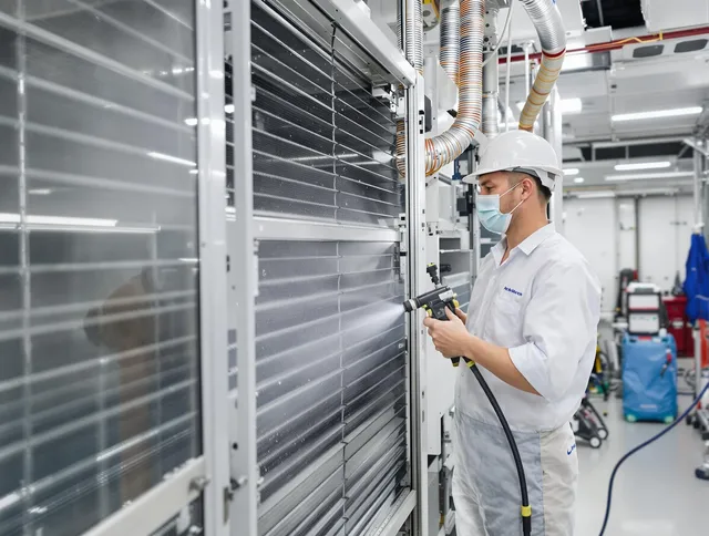 Professional AC coil cleaning by Hanson Air Duct Cleaning in Hanson