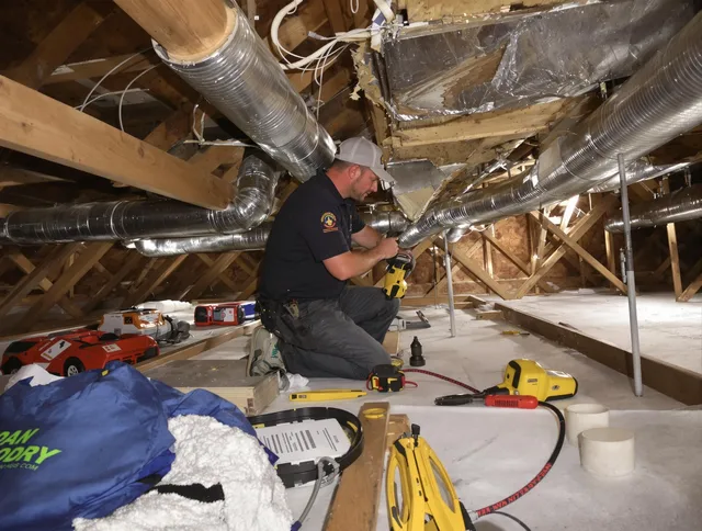 Professional air duct repair by Hanson Air Duct Cleaning in Hanson