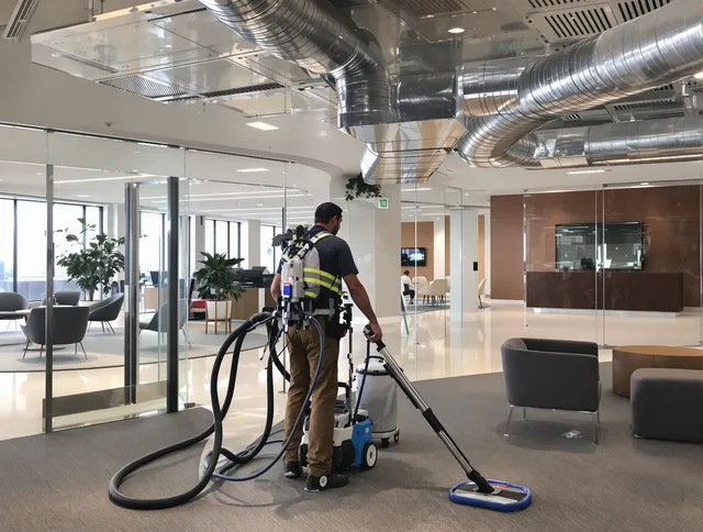 Commercial duct cleaning service by Hanson Air Duct Cleaning in Hanson